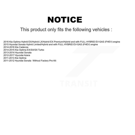 Rear Shock And TQ Link Kit For Hyundai Sonata Kia Optima Cadenza Azera KSS-107526