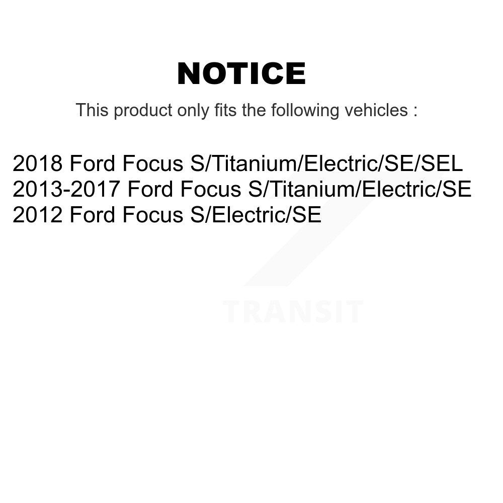 Rear Shock And TQ Link Kit For Ford Focus KSS-107541