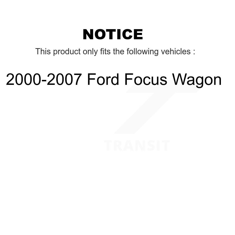 Rear Shock And TQ Link Kit For 2000-2007 Ford Focus Wagon KSS-107548