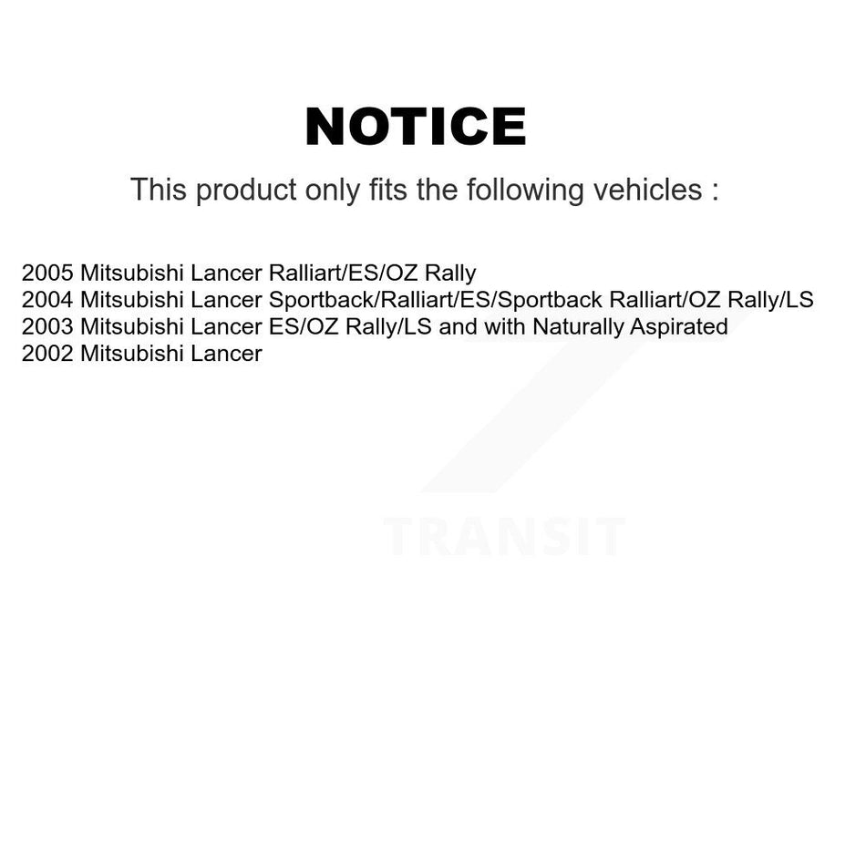Rear Strut And TOR Link Kit Mount For Mitsubishi Lancer KSS-107600