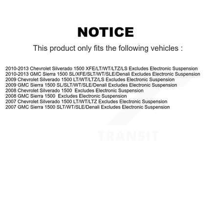 Front Suspension Arms Strut Assembly Kit (14Pc) For GMC Sierra 1500 Chevrolet Silverado KSS-107640