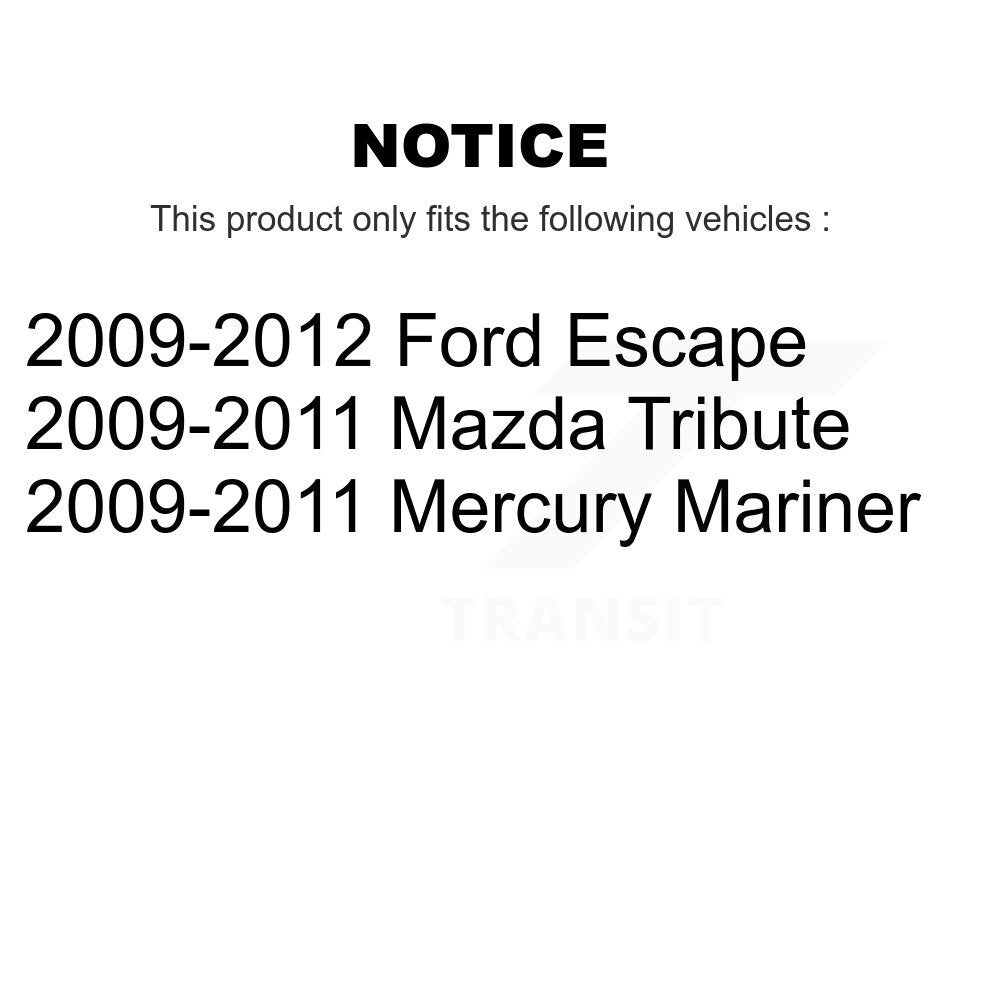 Front Rear Complete Strut Shock & TOR sway Bar Link Kit (8Pc) For Ford Escape Mazda KSS-107761