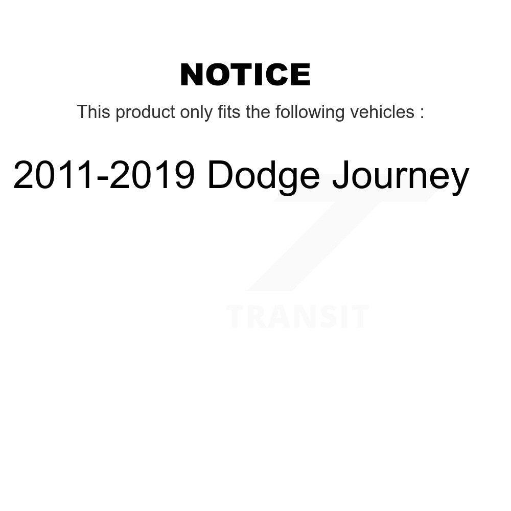 Front Rear suspension Strut & TOR sway Bar Link Kit (8Pc) For 2011-2019 Dodge Journey KSS-107894
