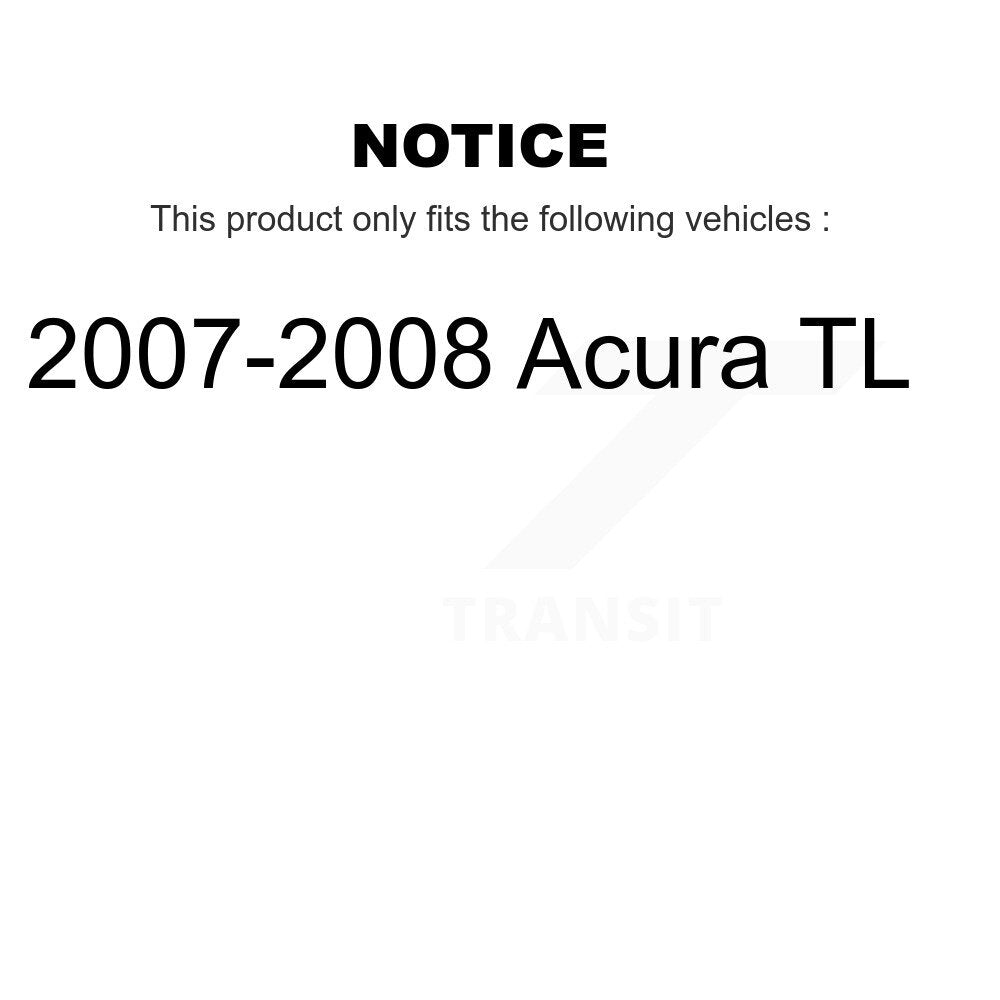 Front Rear Complete suspension Strut & TOR sway Bar Link Kit (8Pc) For 2007-2008 Acura TL KSS-107979