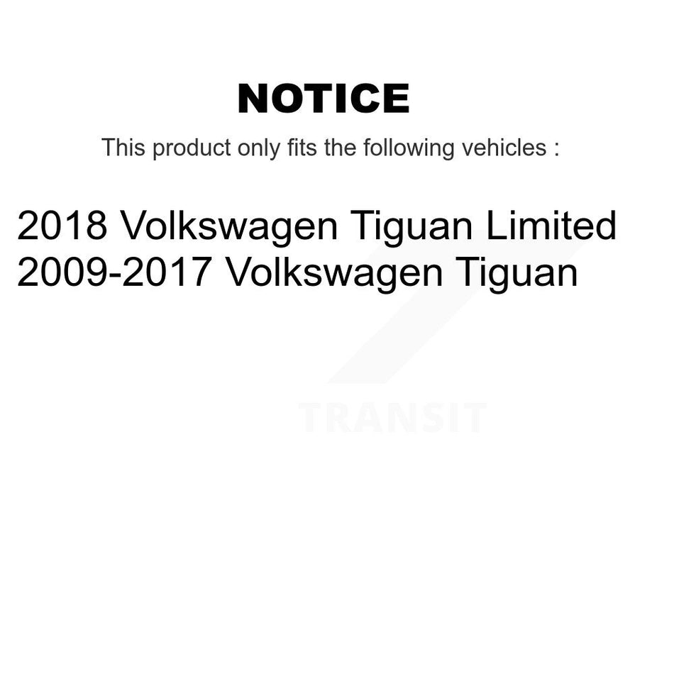 Front Rear Suspension Strut Shock & TQ Bar Link Kit For Volkswagen Tiguan Limited KSS-108198