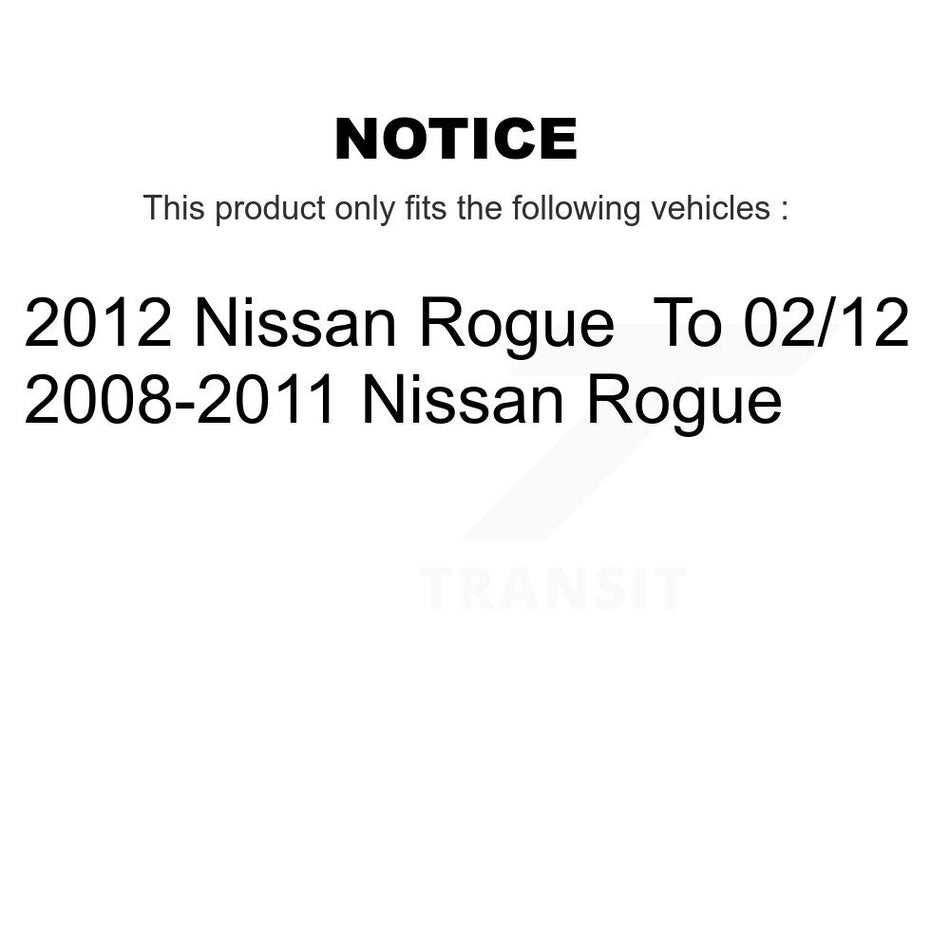 Front Right Strut And TOR Link Kit Mount For Nissan Rogue KSS-108205
