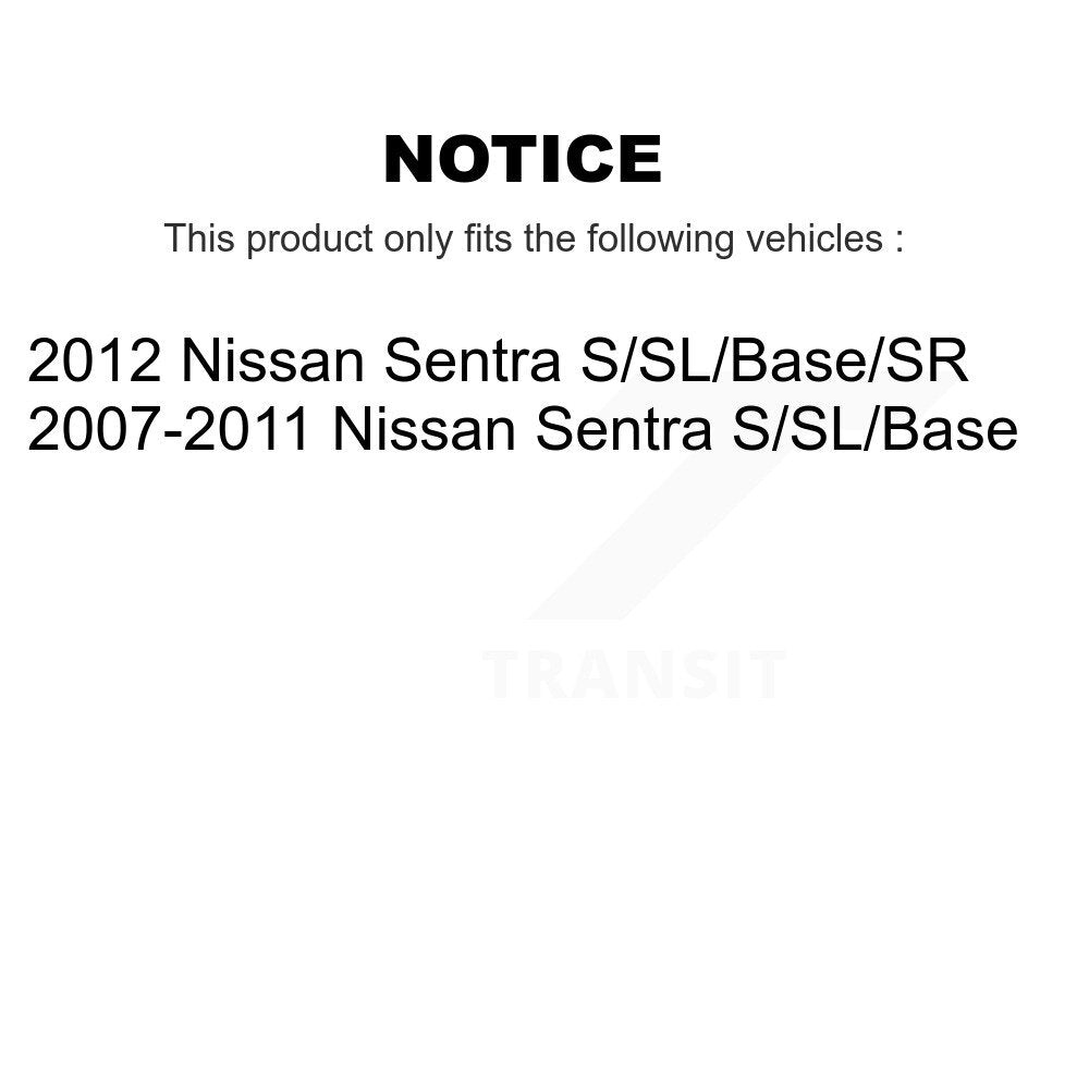 Front Left Strut TQ Link Kit And Mount For Nissan Sentra KSS-108211