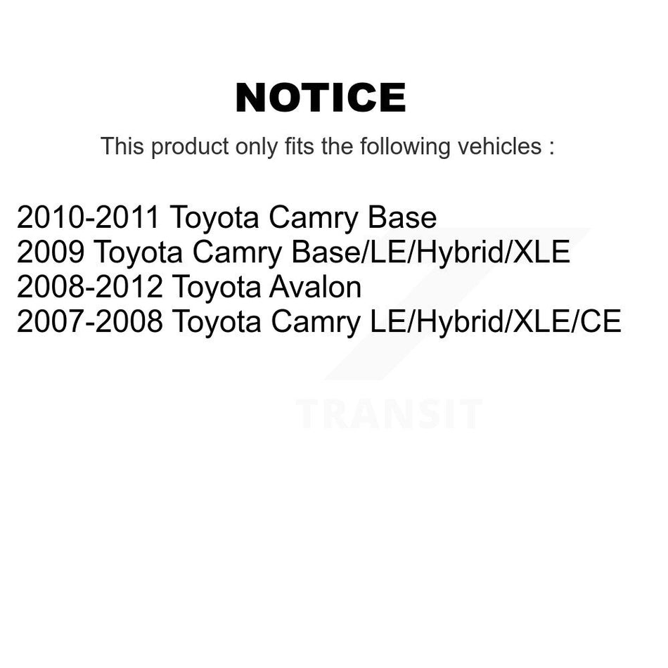 Rear Left Strut TQ Link Kit And Mount For Toyota Camry Avalon KSS-108215