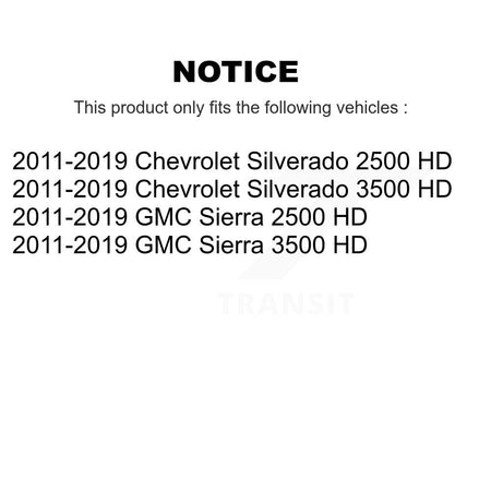 Front Shock Absorber And TOR Link Kit For GMC Chevrolet Sierra 2500 HD Silverado 3500 KSS-108248
