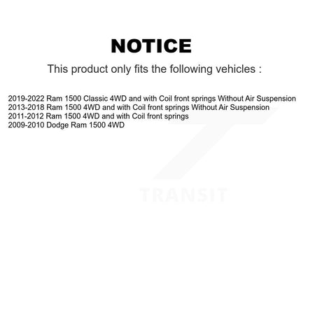 Front Strut TQ Link Kit And Mount For Ram 1500 Classic Dodge KSS-108294