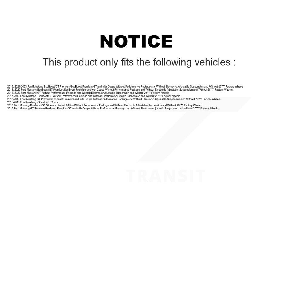 Rear Shock And TQ Link Kit For Ford Mustang KSS-108354