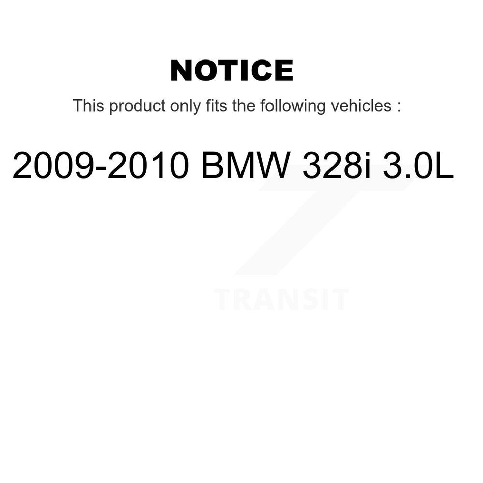 Front Rear Semi-Metallic Disc Brake Pads And Wear Sensors Kit For BMW 323i 328i KSW-100127