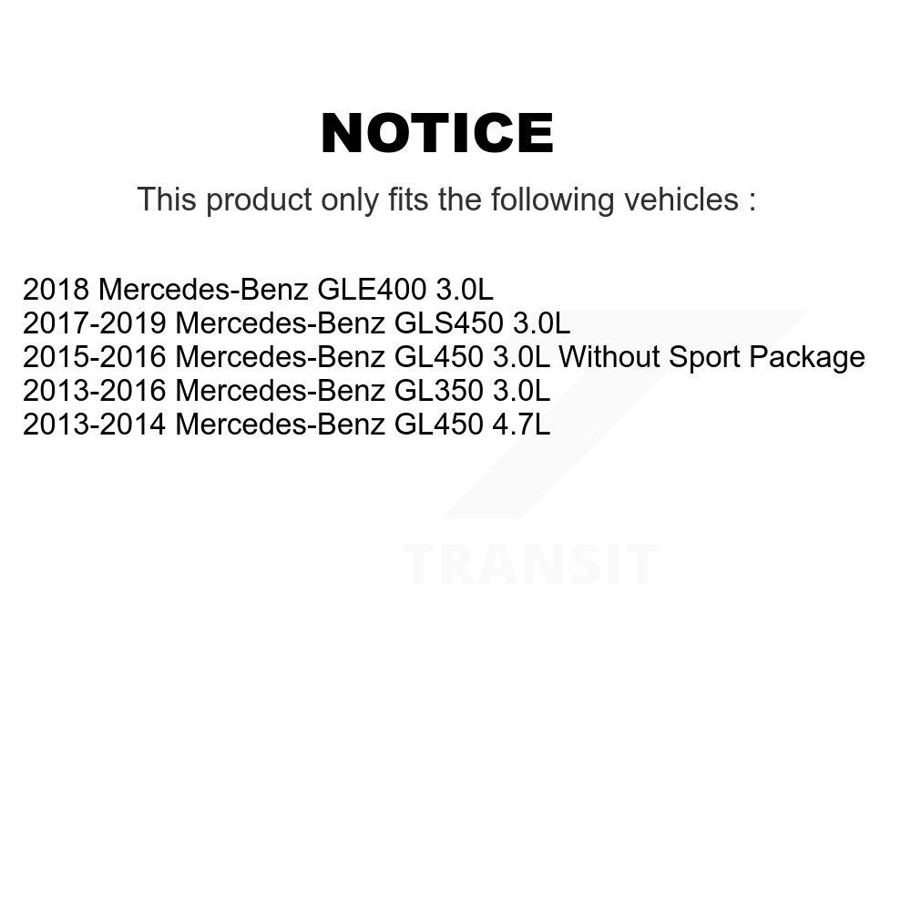 Front Semi-Metallic Brake Pad Wear Sensor Kit For Mercedes-Benz GLE400 GL350 GLS450 GL450 KSW-100375