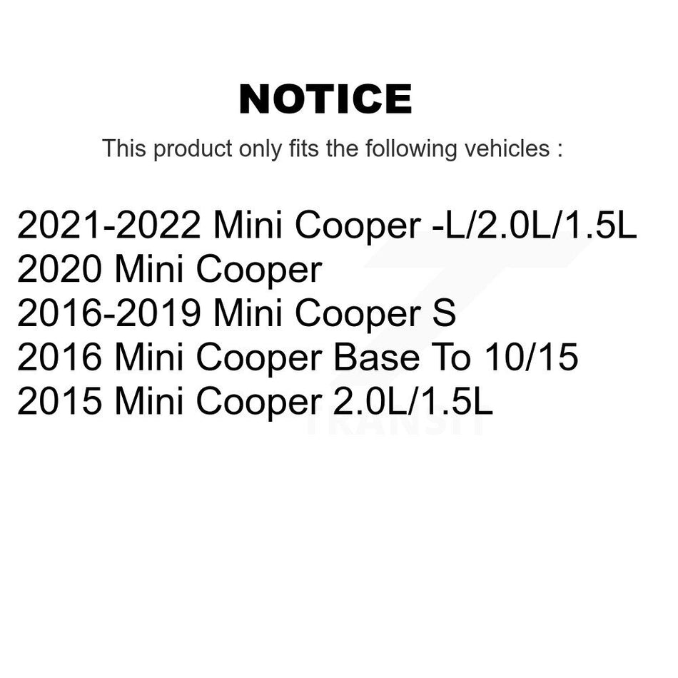 Rear Semi-Metallic Disc Brake Pads And Wear Sensors Kit For Mini Cooper KSW-100489