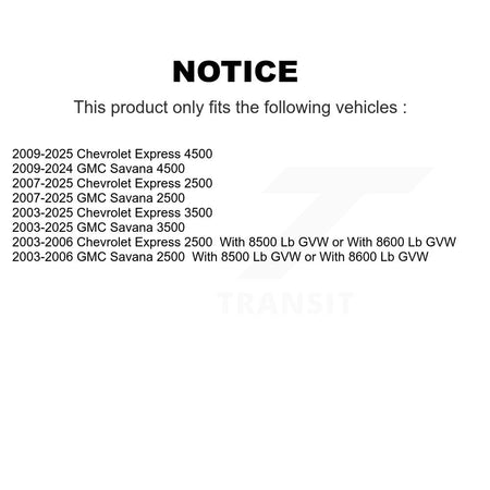 Front Steering Tie Rod End & Boot Kit For GMC Chevrolet Savana 2500 Express 3500 4500 KTB-100009