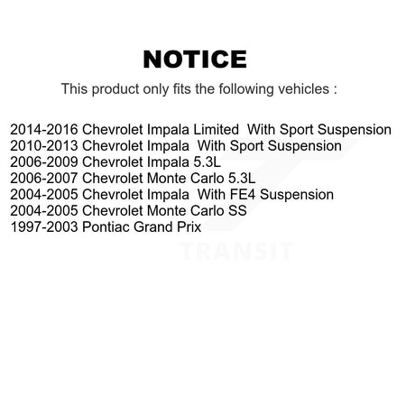 Front Tie Rod End & Boot Kit For Chevrolet Impala Pontiac Grand Prix Monte Carlo Limited KTB-100017