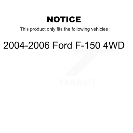 Front Steering Tie Rod End & Boot Kit For 2004-2006 Ford F-150 4WD KTB-100042