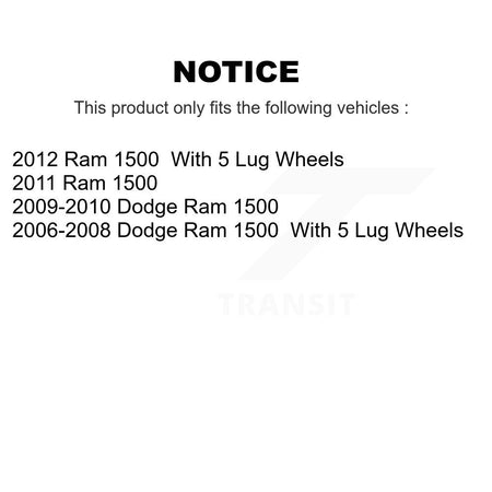 Front Steering Tie Rod End & Boot Kit For Dodge Ram 1500 KTB-100053