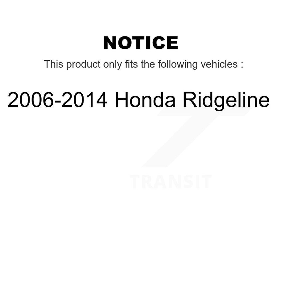 Front Steering Tie Rod End & Boot Kit For 2006-2014 Honda Ridgeline KTB-100055