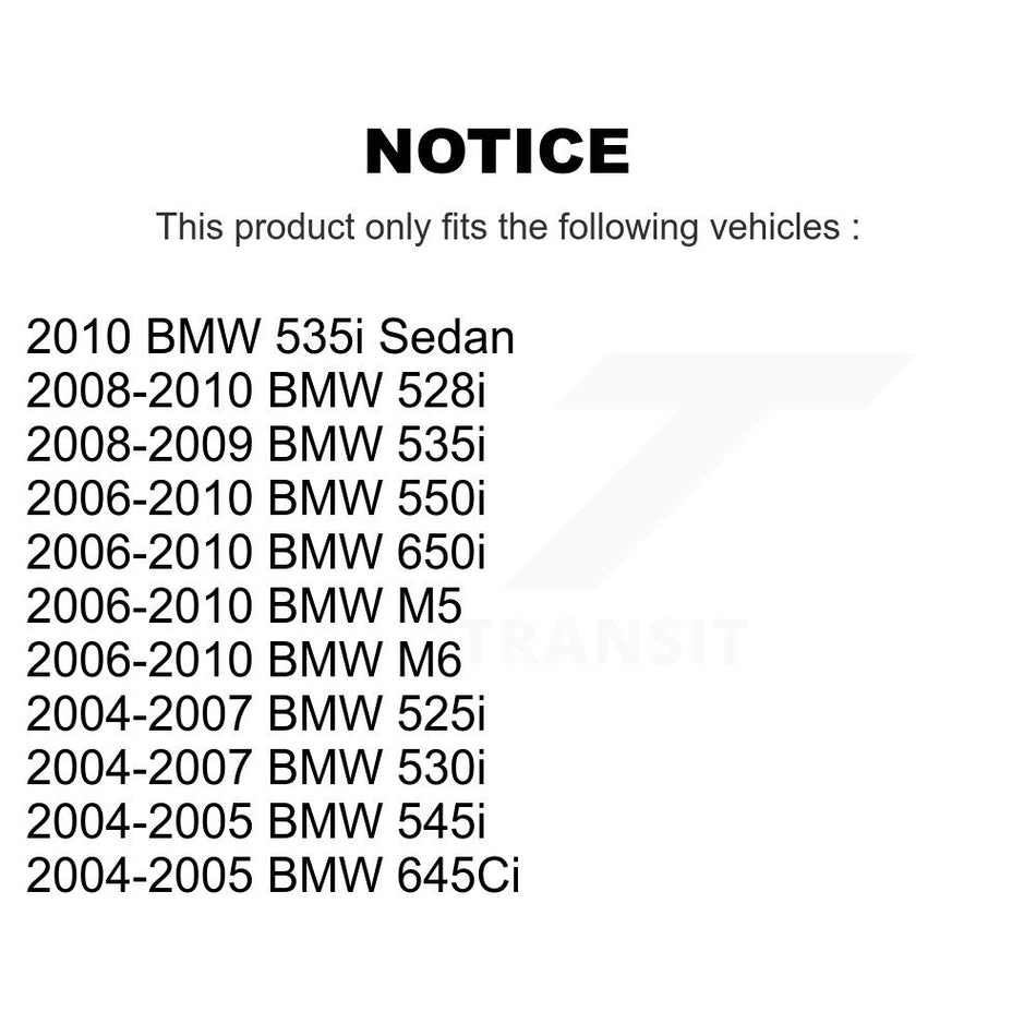 Front Tie Rod End & Boot Kit For BMW 530i 650i 525i 645Ci 528i 550i M5 M6 545i 535i KTB-100062
