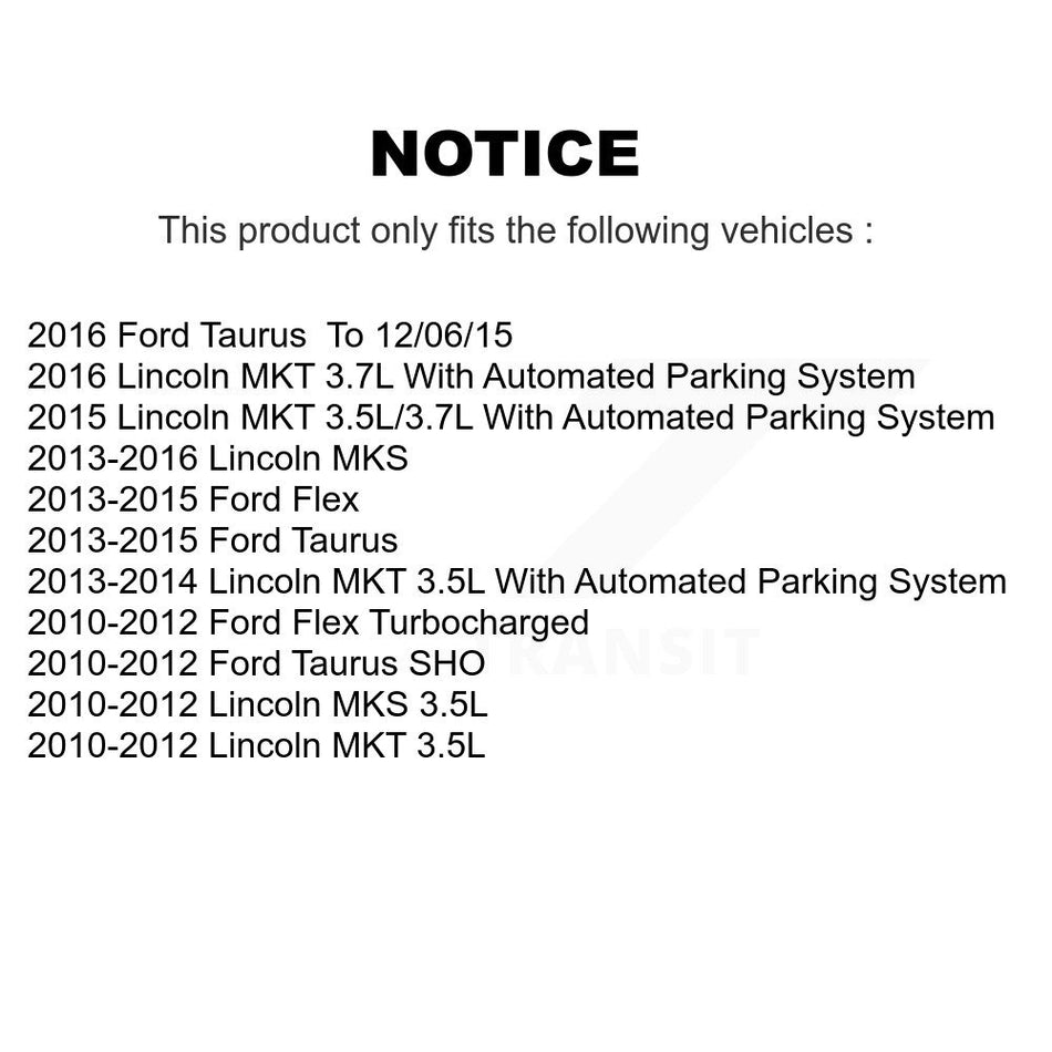 Front Steering Tie Rod End & Boot Kit For Ford Taurus Flex Lincoln MKS MKT KTB-100099