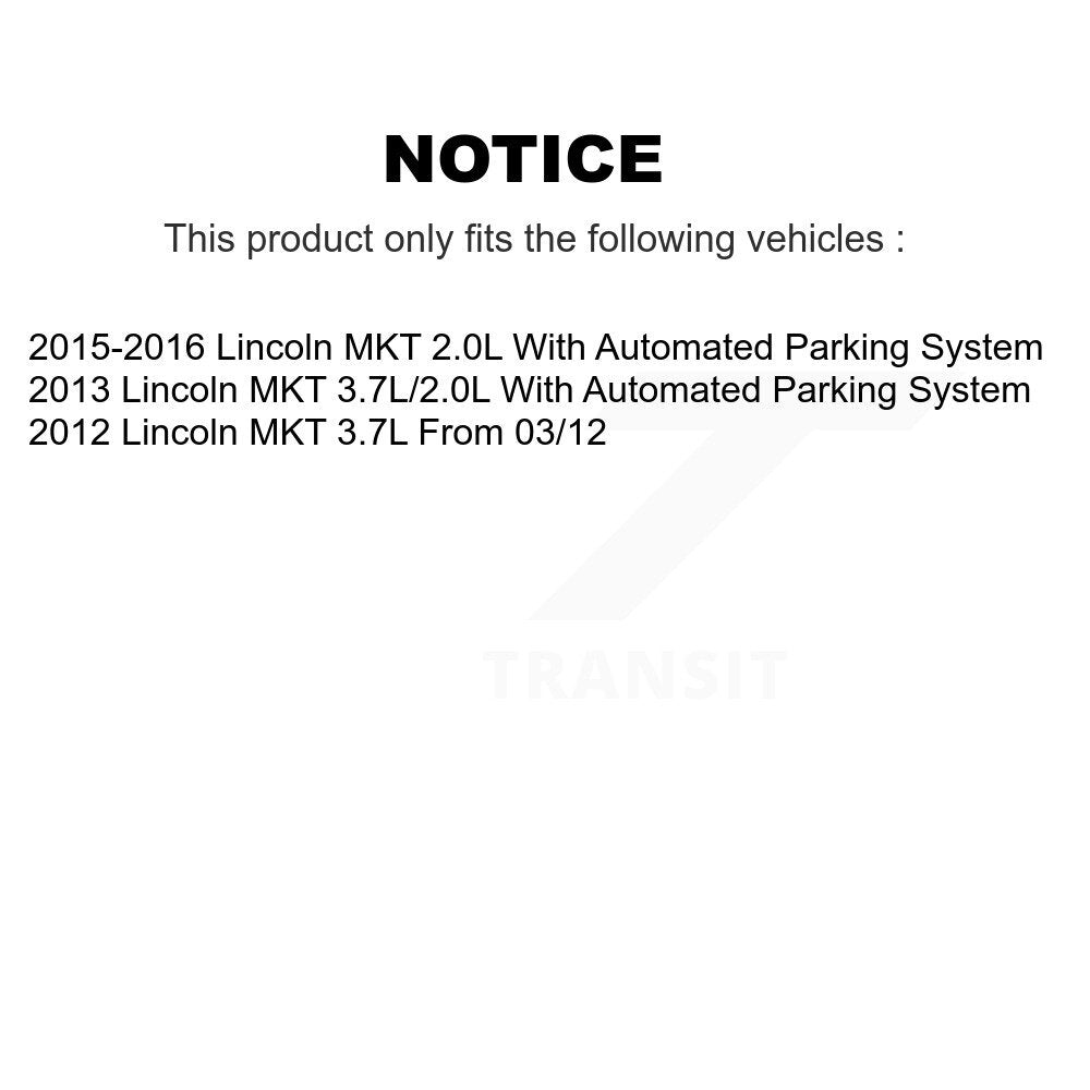 Front Steering Tie Rod End & Boot Kit For Lincoln MKT KTB-100102