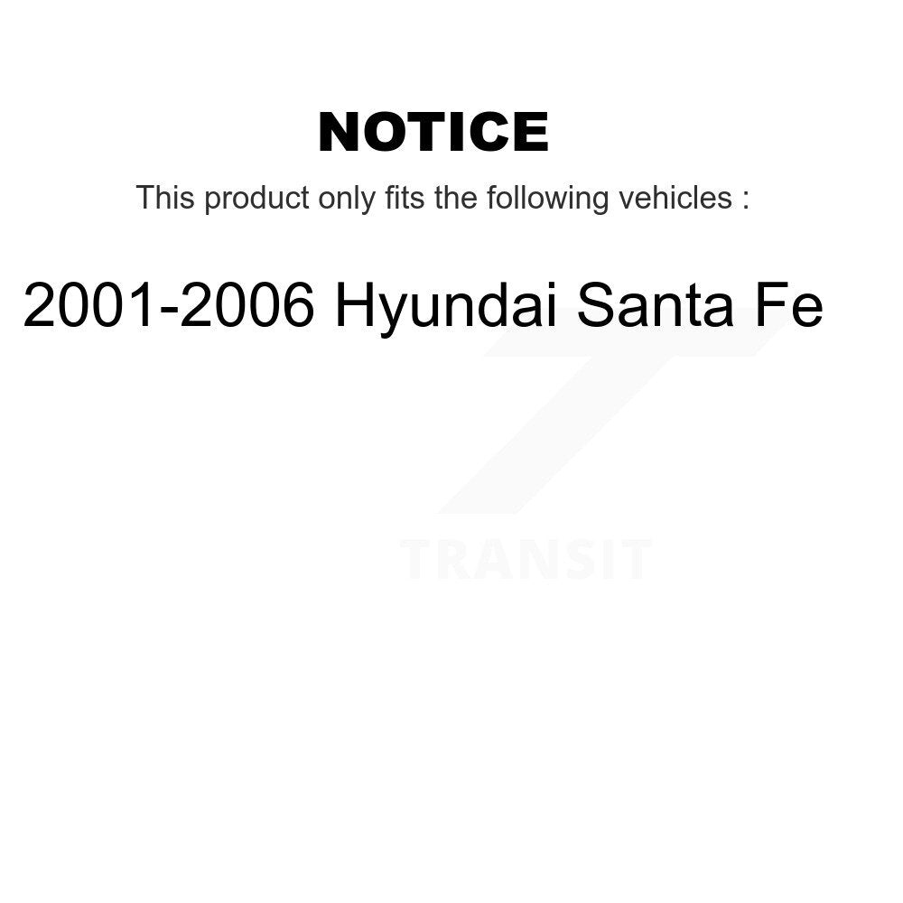 Front Steering Tie Rod End & Boot Kit For 2001-2006 Hyundai Santa Fe KTB-100127