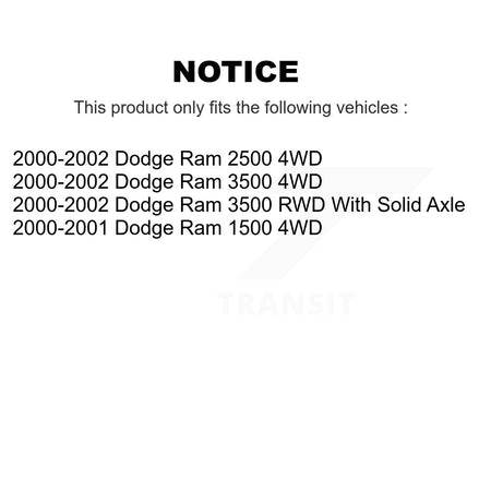 Front Left Steering Tie Rod End & Boot Kit For Dodge Ram 2500 1500 3500 KTB-100293