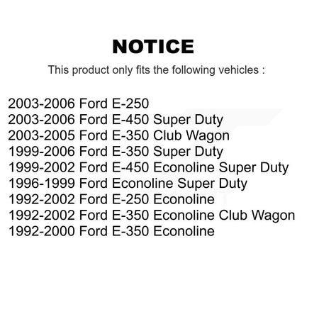 Front Left Tie Rod End & Boot Kit For Ford E-350 Super Duty Econoline E-250 Club Wagon KTB-100298
