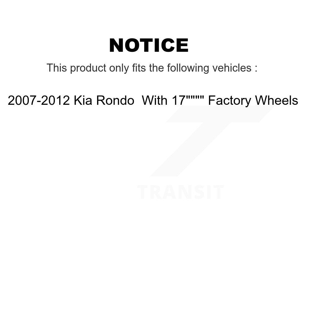 Front Right Tie Rod End & Boot Kit For 2007-2012 Kia Rondo With 17" Factory Wheels KTB-100307