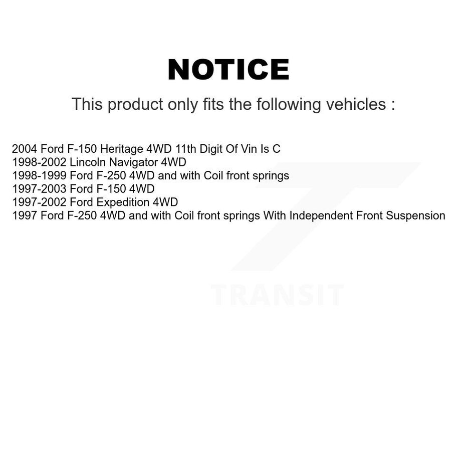 Front Right Tie Rod End & Boot Kit For Ford F-150 Expedition F-250 Heritage Lincoln KTB-100308