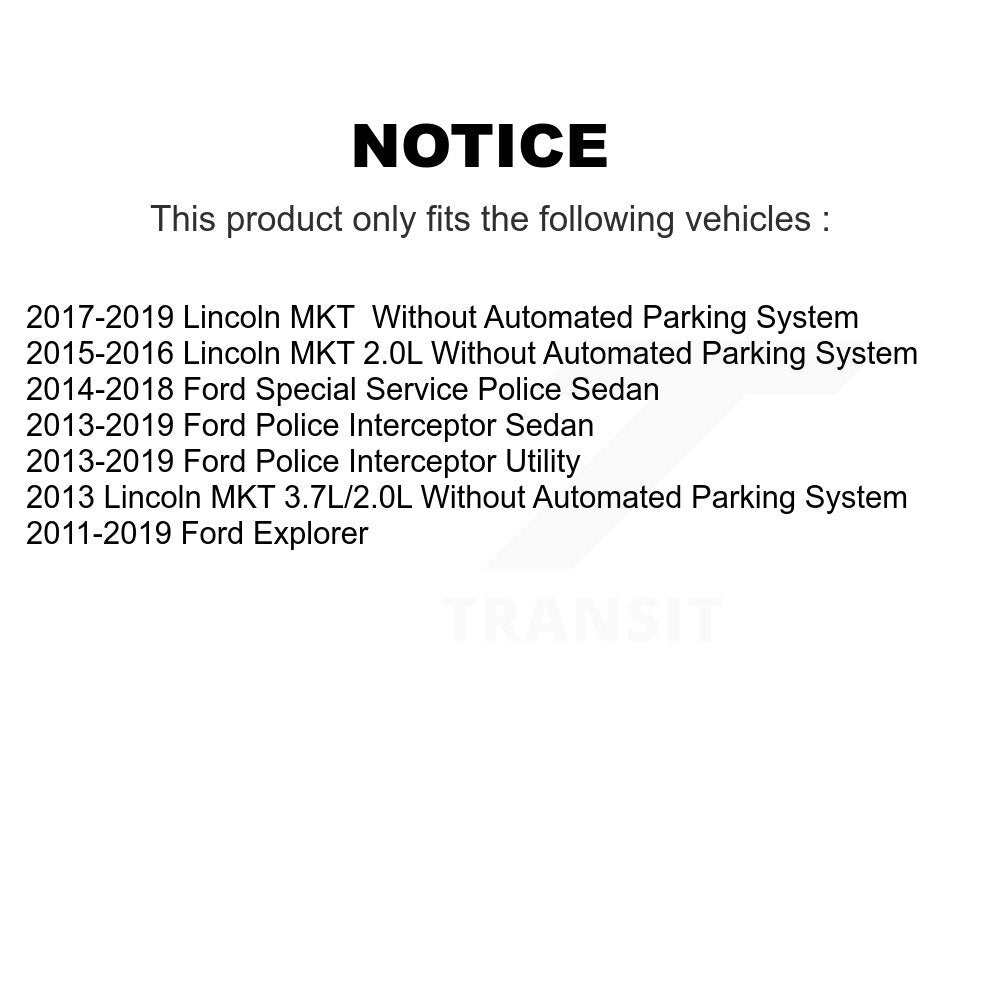 Front Left or Right Tie Rod End & Boot Kit For Ford Explorer Police Interceptor Utility KTB-100316