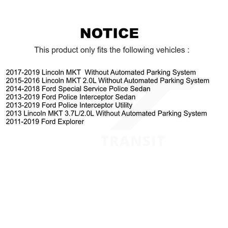 Front Left or Right Tie Rod End & Boot Kit For Ford Explorer Police Interceptor Utility KTB-100316