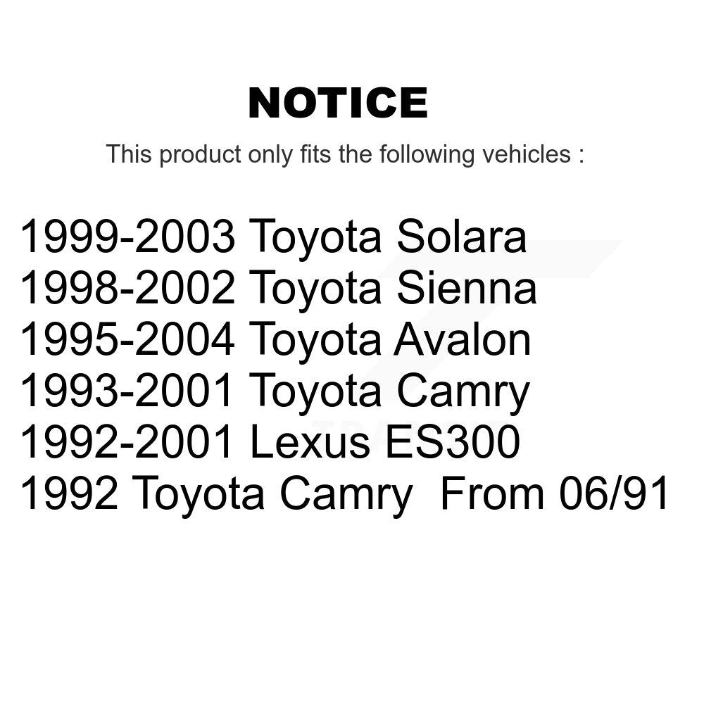 Front Left or Right Tie Rod End & Boot Kit For Toyota Camry Sienna Solara Avalon Lexus KTB-100386