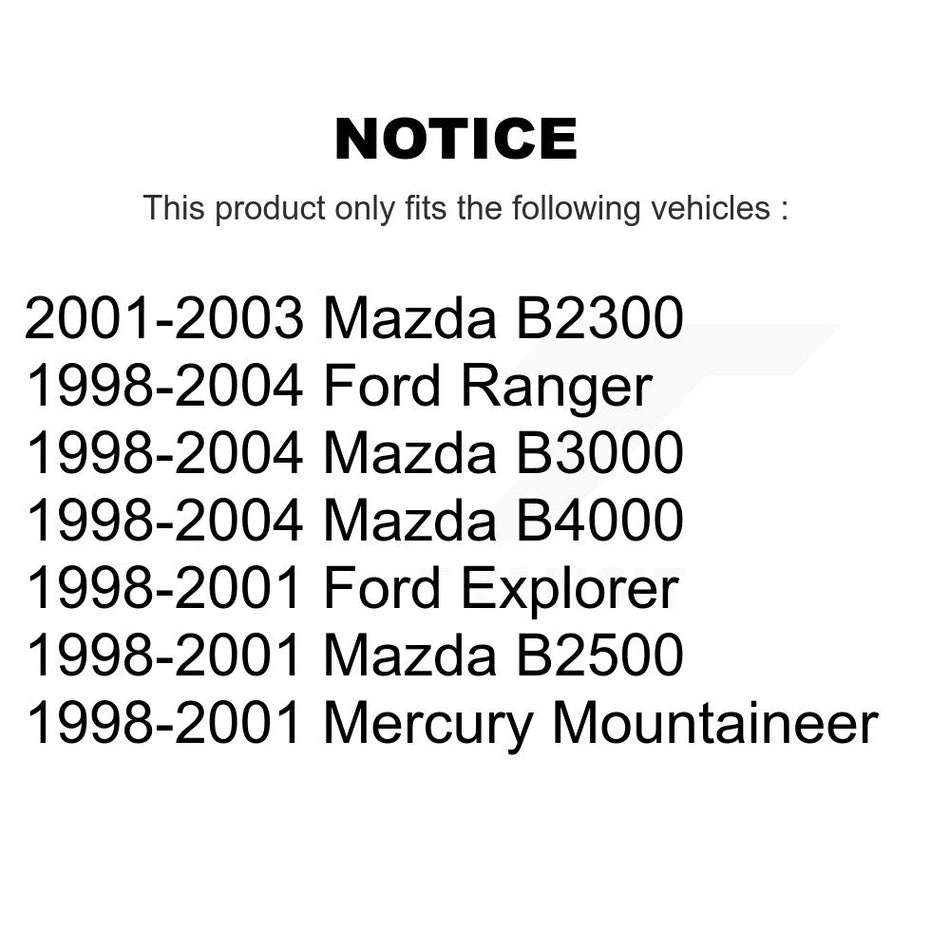 Front Left or Right Tie Rod End & Boot Kit For Ford Ranger Mazda B4000 Explorer B3000 KTB-100394