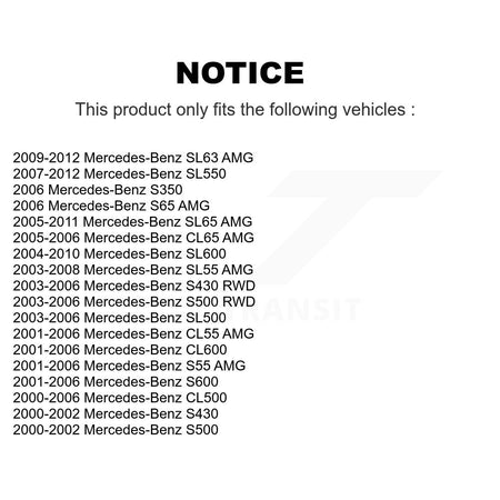 Front Left or Right Tie Rod End & Boot Kit For Mercedes-Benz SL500 SL550 S430 S500 SL55 KTB-100430