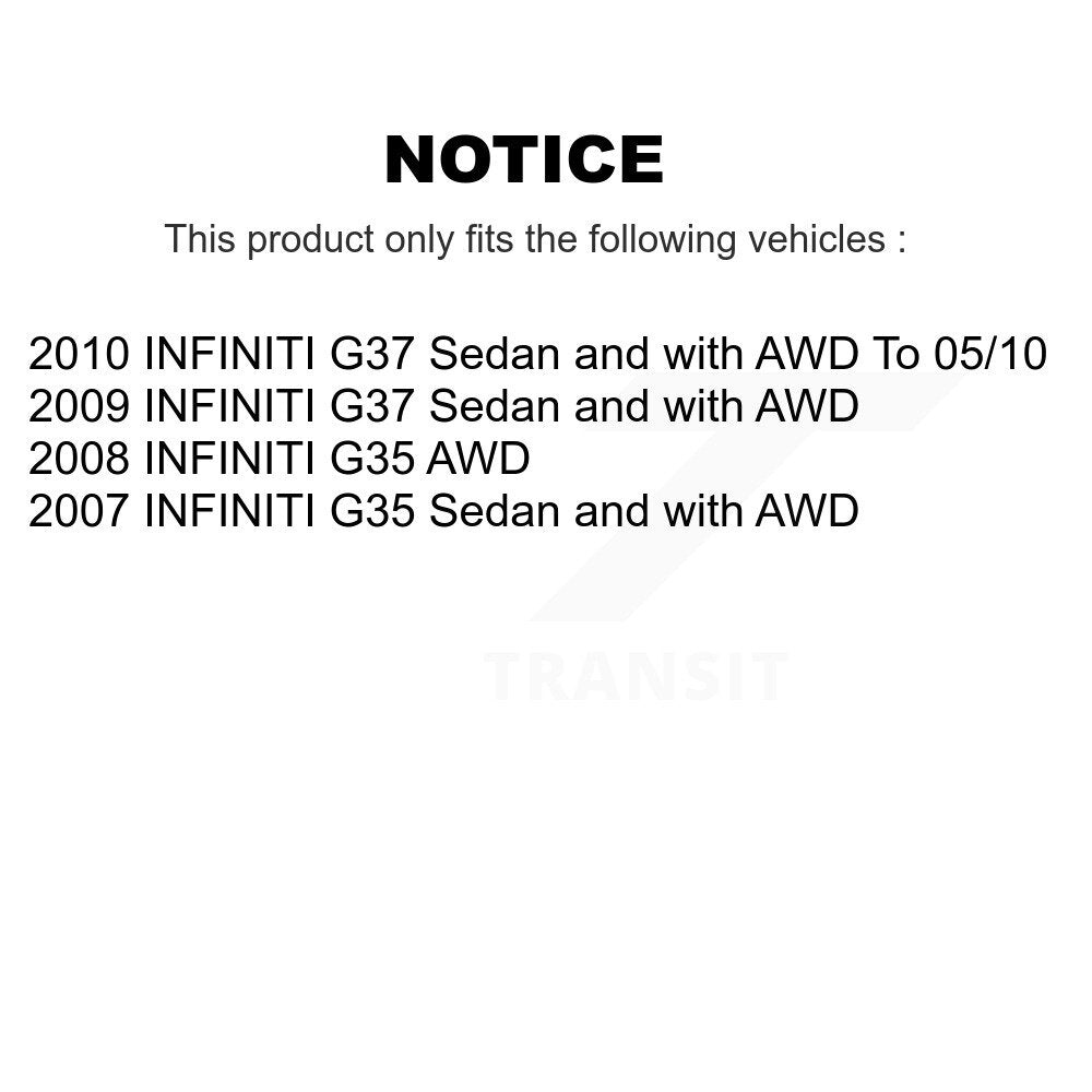 Front Left Steering Tie Rod End & Boot Kit For INFINITI G37 G35 KTB-100446