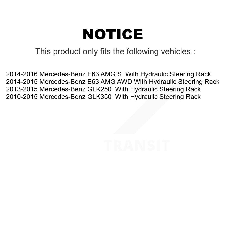 Front Left Steering Tie Rod End & Boot Kit For Mercedes-Benz GLK350 GLK250 E63 AMG S KTB-100470