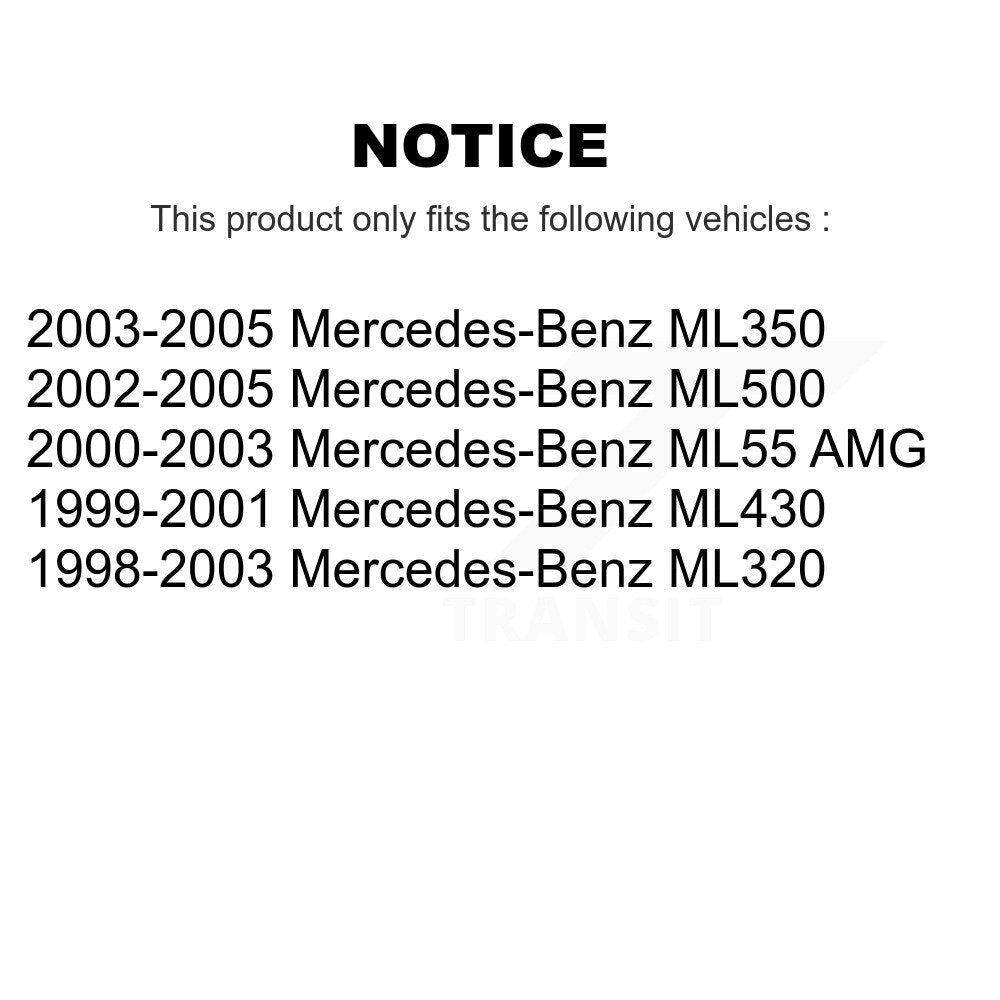 Front Left Tie Rod End & Boot Kit For Mercedes-Benz ML320 ML350 ML500 ML430 ML55 AMG KTB-100498