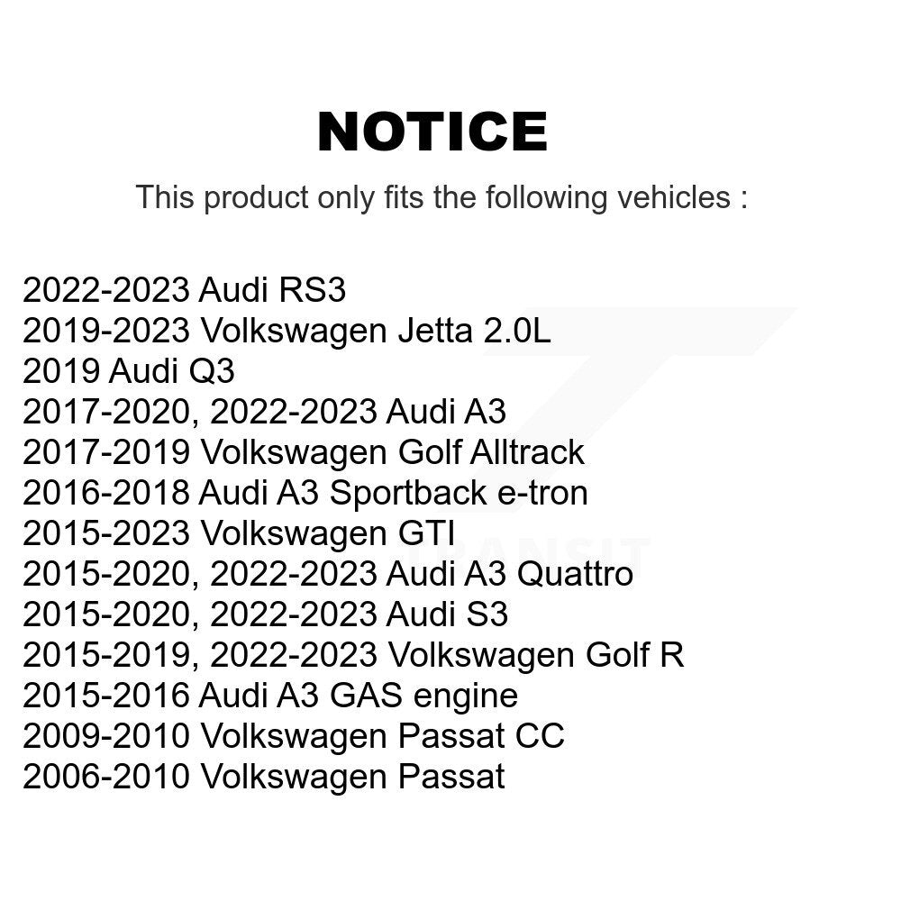 Front Left Tie Rod End & Boot Kit For Volkswagen Jetta Audi GTI A3 Quattro Golf R Passat KTB-100510