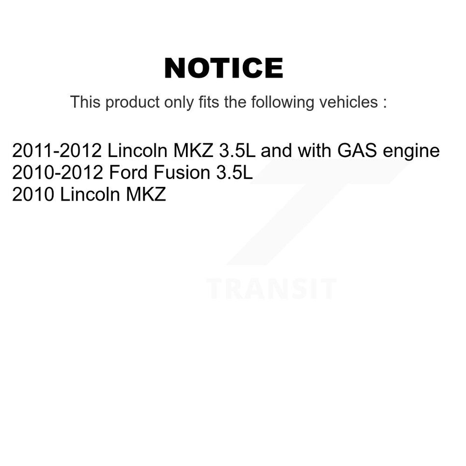 Front Left Steering Tie Rod End & Boot Kit For Ford Fusion Lincoln MKZ KTB-100555