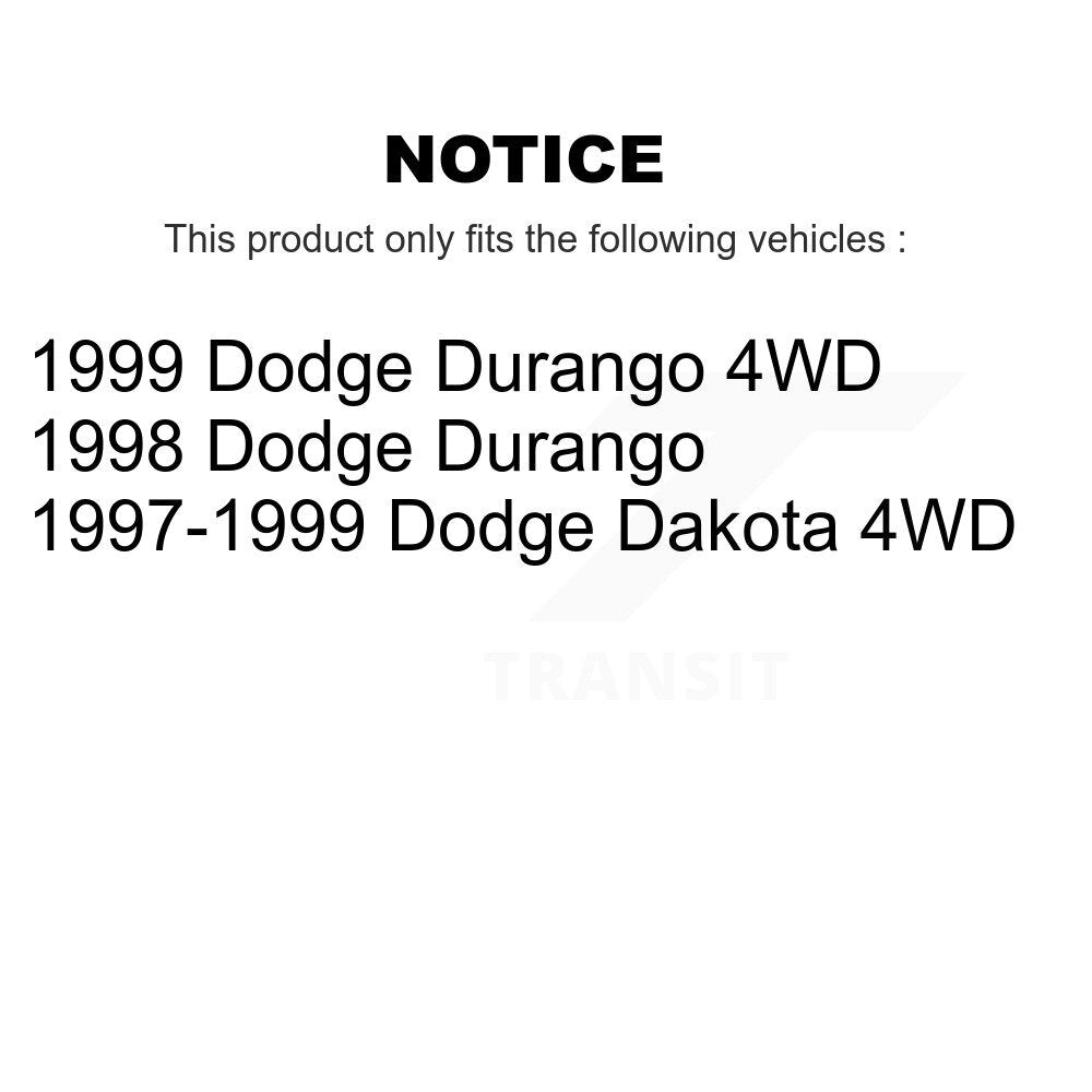 Front Left Steering Tie Rod End & Boot Kit For Dodge Dakota Durango KTB-100576