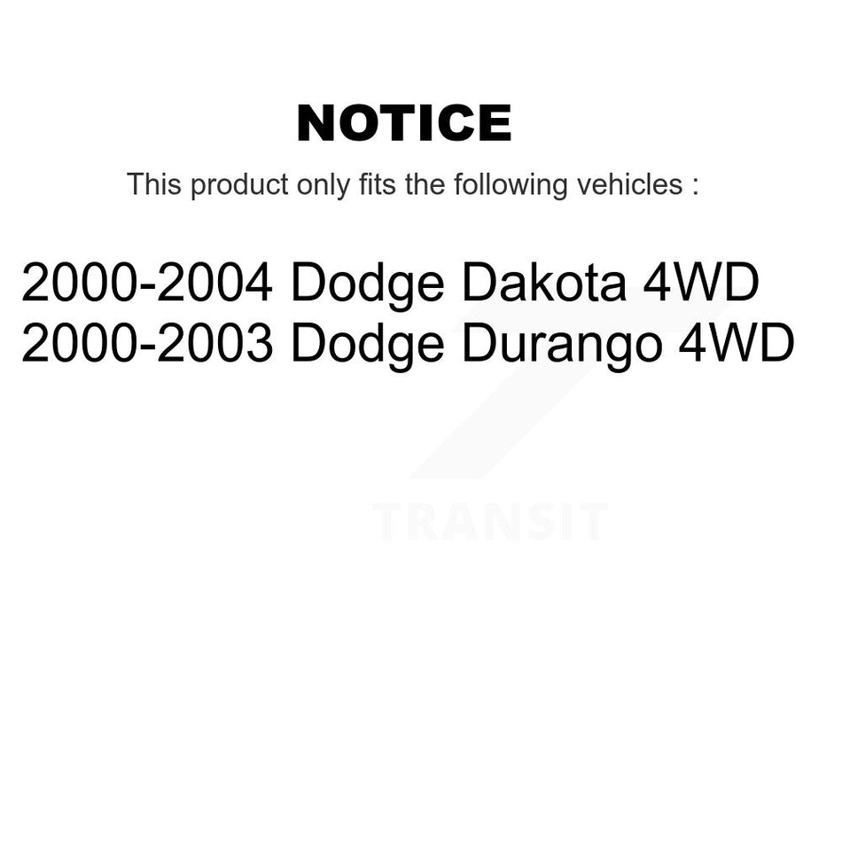 Front Right Steering Tie Rod End & Boot Kit For Dodge Dakota Durango 4WD KTB-100612
