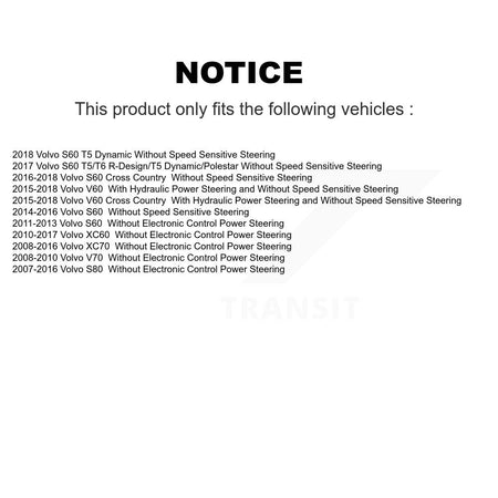 Front Right Tie Rod End & Boot Kit For Volvo XC60 XC70 S60 V60 S80 Cross Country V70 KTB-100624