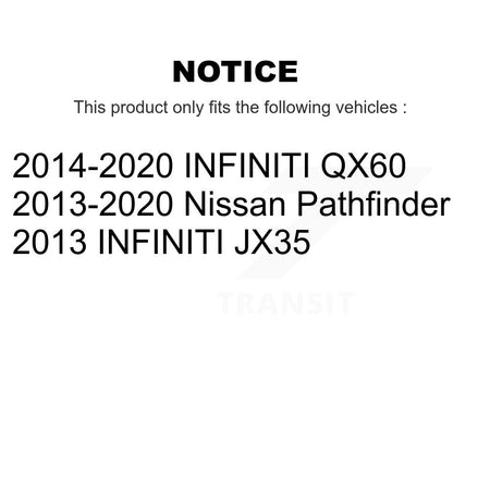 Front Right Steering Tie Rod End & Boot Kit For Nissan Pathfinder INFINITI QX60 JX35 KTB-100713