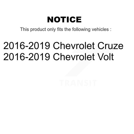 Front Steering Tie Rod End & Boot Kit For 2016-2019 Chevrolet Cruze Volt KTB-100738