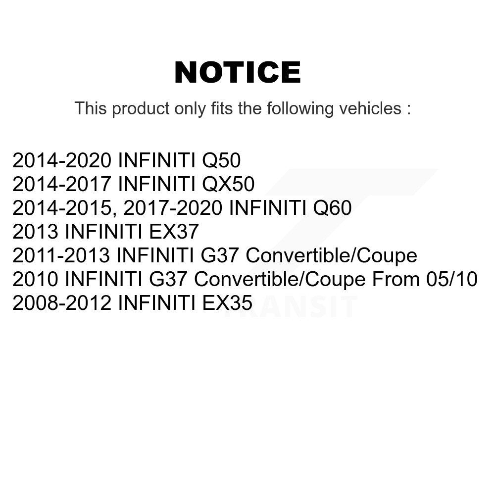 Front Steering Tie Rod End & Boot Kit For INFINITI Q50 G37 QX50 EX35 Q60 EX37 KTB-100788