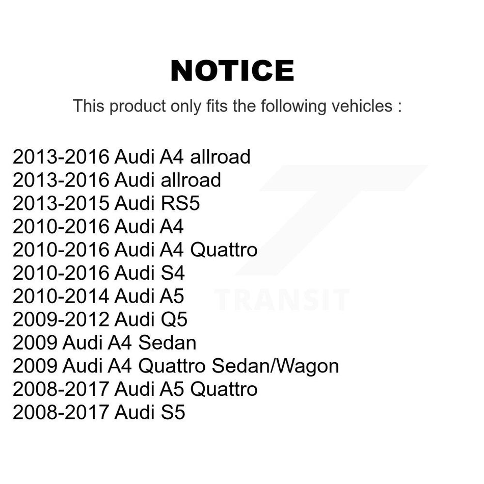 Front Steering Tie Rod End & Boot Kit For Audi A4 Quattro Q5 A5 S5 S4 allroad KTB-100798