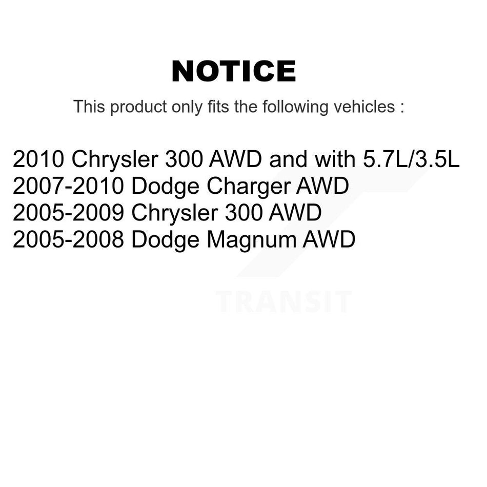 Front Steering Tie Rod End & Boot Kit For Chrysler 300 Dodge Charger Magnum KTB-100805