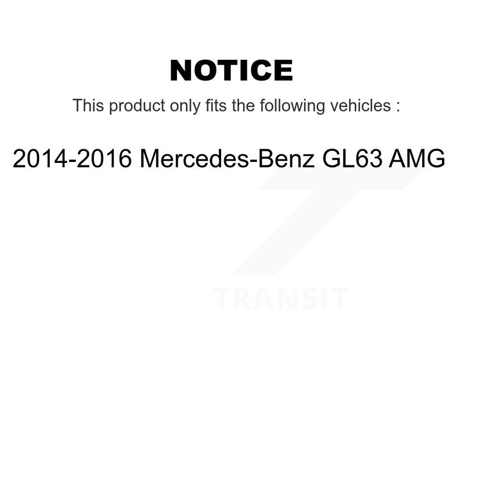 Front Rear Ceramic Brake Pads Kit For Mercedes-Benz GLE43 AMG ML63 GL63 GLE63 S GLS550 KTC-100749